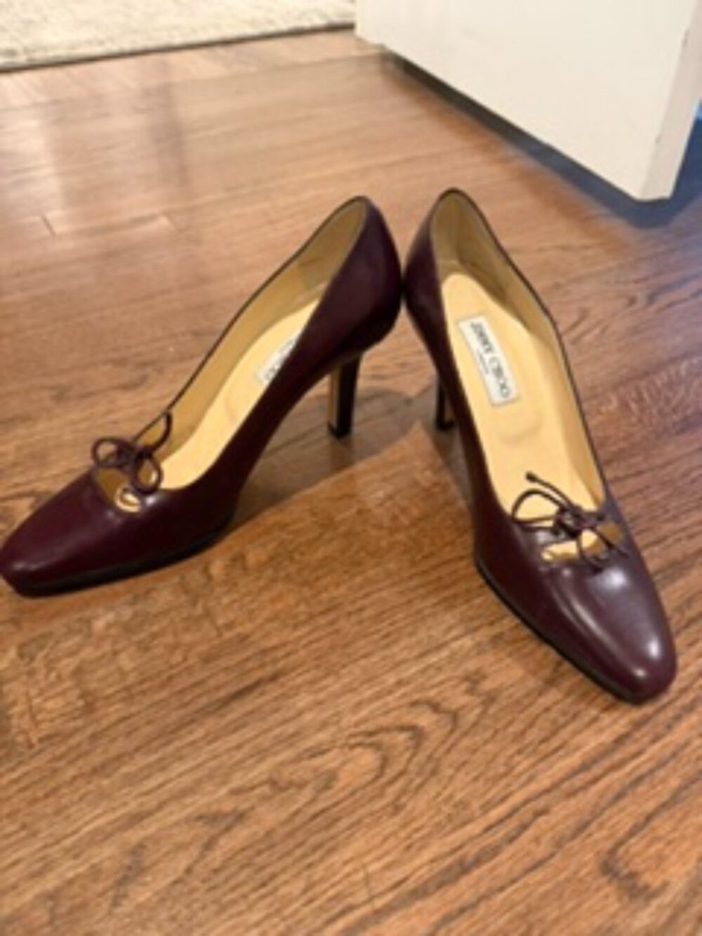 Jimmy Choo Maroon Pumps, Never Worn, Like New